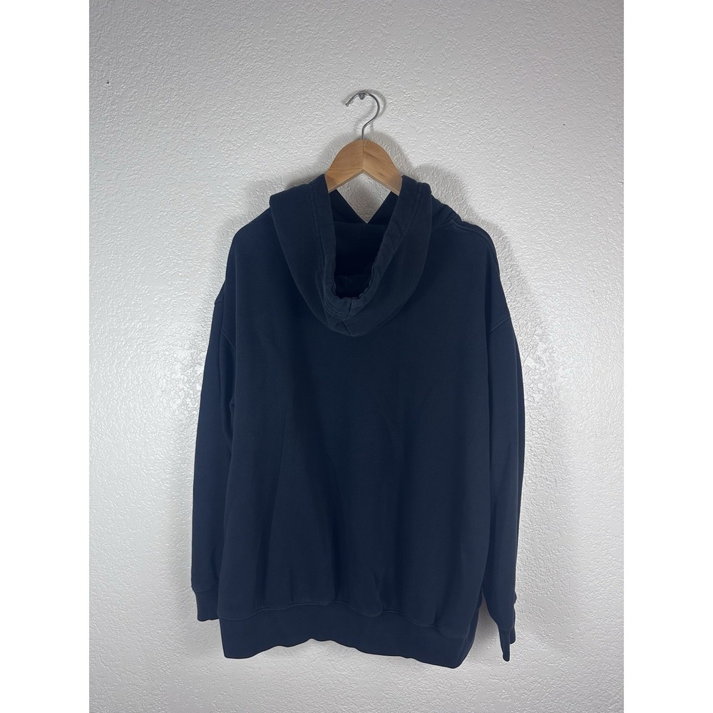 Nike Sportswear Essentials Women's Oversized Fleece Hoodie Black Size S - Picture 2 of 9